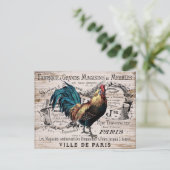  briefkaart van het land van Parijs (Staand voorkant)