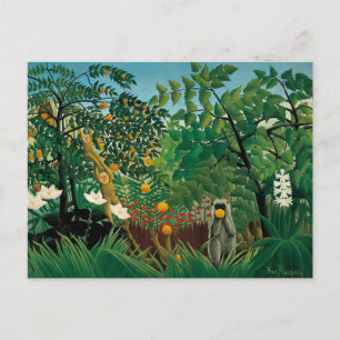 Briefkaart van het Landschap van Henri Rousseau