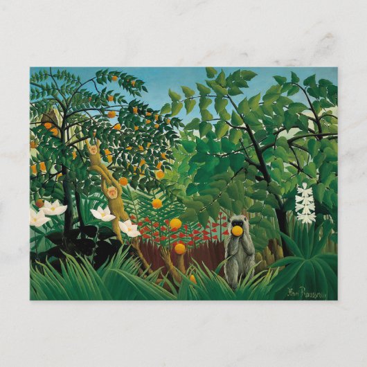 Briefkaart van het Landschap van Henri Rousseau (Voorkant)