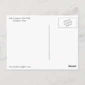 Briefkaart van het Livingston-meer (Achterkant)