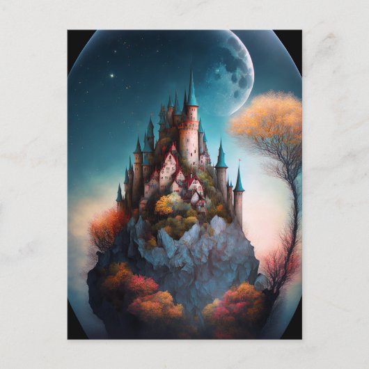 Briefkaart van het Magical Fantasy Castle (Voorkant)