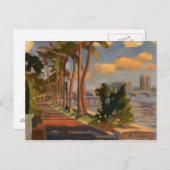 Briefkaart van het meer (Voorkant / Achterkant)