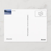 Briefkaart van het meer van Tahoe (Achterkant)