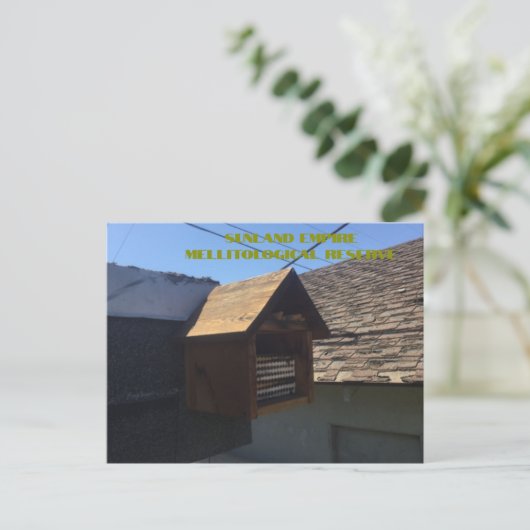 Briefkaart van het Mellitologisch Reservaat van Su (Staand voorkant)