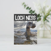 BRIEFKAART VAN HET MONSTER VAN LOCH NESS (Staand voorkant)