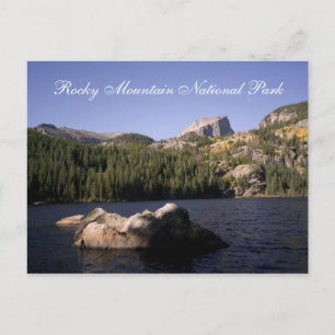 Briefkaart van het nationale park Rocky Mountain