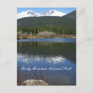 Briefkaart van het nationale park Rocky Mountain