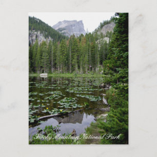 Briefkaart van het nationale park Rocky Mountain