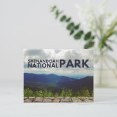 Briefkaart van het nationale park Shenandoah (Staand voorkant)