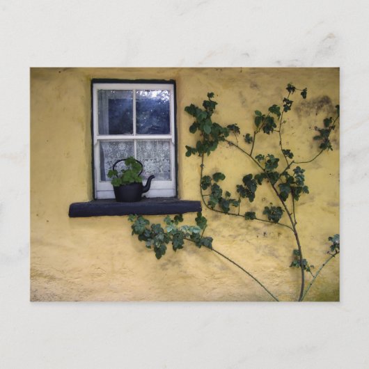 briefkaart van het oude ierse raam (Voorkant)