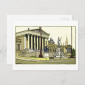 Briefkaart van het parlement van wenen (Voorkant / Achterkant)