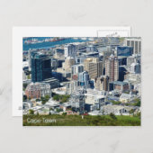 Briefkaart van het stadscentrum van Kaapstad, Zuid (Voorkant / Achterkant)