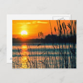 Briefkaart van het Sunset Lake (Voorkant / Achterkant)