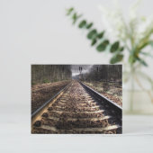 Briefkaart van het treinspoor (Staand voorkant)