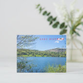 Briefkaart van het uitzicht van het Grasmere Lake (Staand voorkant)