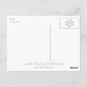 Briefkaart van het Venetiaans kanaal (Achterkant)