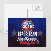 Briefkaart van het Verdrag van de Republiek 2016 (Voorkant / Achterkant)