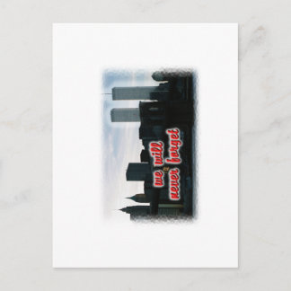 Briefkaart van het World Trade Center