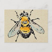 Briefkaart van hommels