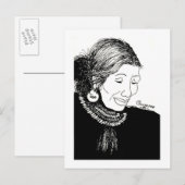 Briefkaart van Indiase vrouwen (Voorkant / Achterkant)