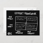 Briefkaart van inspanning (Voorkant / Achterkant)