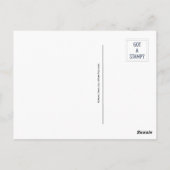 Briefkaart van Japanse hond (Achterkant)