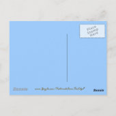 Briefkaart van kalkoenen (Achterkant)