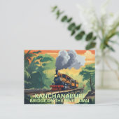 Briefkaart van Kanchanaburi (Staand voorkant)