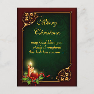 Briefkaart van Kerstmis van de douane het Vrolijke