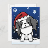 Briefkaart van Kerstmis van de Kin van BW van (Voorkant / Achterkant)