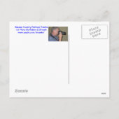 Briefkaart van KERSTMIS van het SPOOR van de (Achterkant)