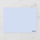 briefkaart van kerststad (Achterkant)