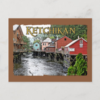 Briefkaart van Ketchikan