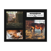 Briefkaart van keukens voor tuinbouw