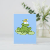 Briefkaart van kikkervis (Staand voorkant)