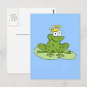 Briefkaart van kikkervis (Voorkant / Achterkant)