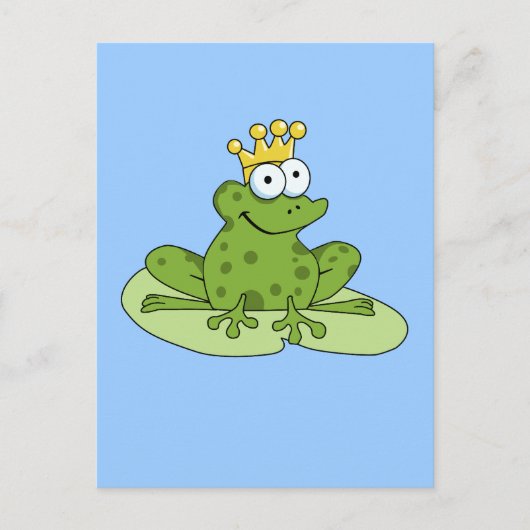 Briefkaart van kikkervis (Voorkant)