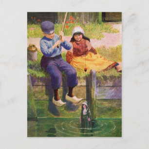 Briefkaart van kinderen