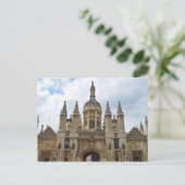 Briefkaart van King's College Cambridge (Staand voorkant)