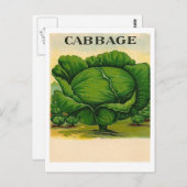 briefkaart van  koolzaadpakket (Voorkant / Achterkant)