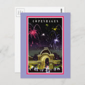 Briefkaart van Kopenhagen (Voorkant / Achterkant)