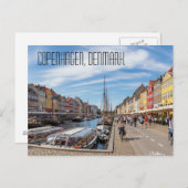 Briefkaart van Kopenhagen-Denemarken (Voorkant / Achterkant)