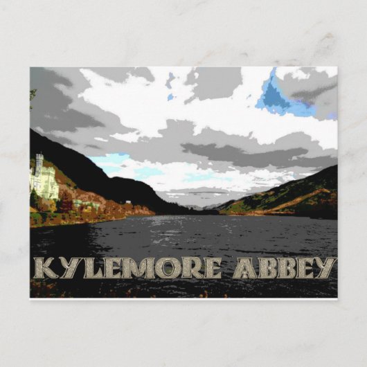 Briefkaart van Kylemore Abbey (Voorkant)