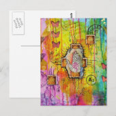 Briefkaart van leven en liefde (Voorkant / Achterkant)