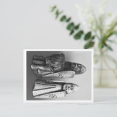 Briefkaart van Lewis Chessmen (Staand voorkant)