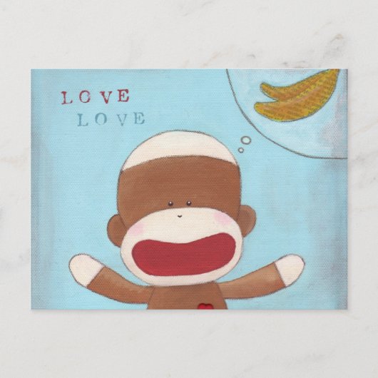 Briefkaart van Liefde en Bananen (Voorkant)