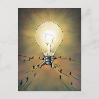 Briefkaart van Light Bulb Arena