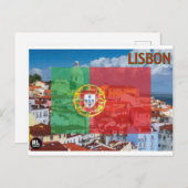 Briefkaart van Lissabon (Voorkant / Achterkant)