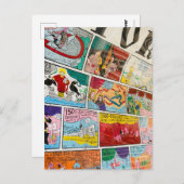 Briefkaart van Lissabon, Briefkaart van Fun, kleur (Voorkant / Achterkant)