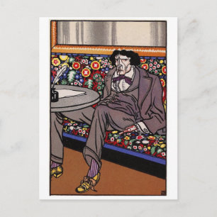 Briefkaart van losse kerel